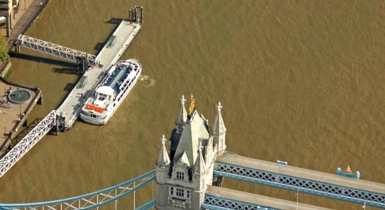 Pier location by Tower Bridge - (St Katharine Pier)