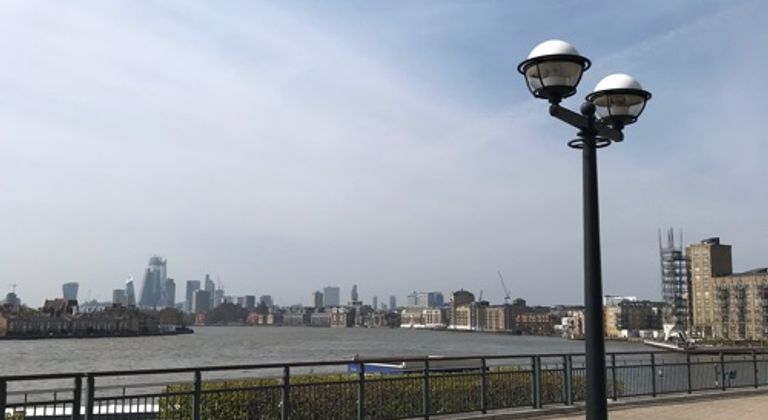 River views Canary Wharf 