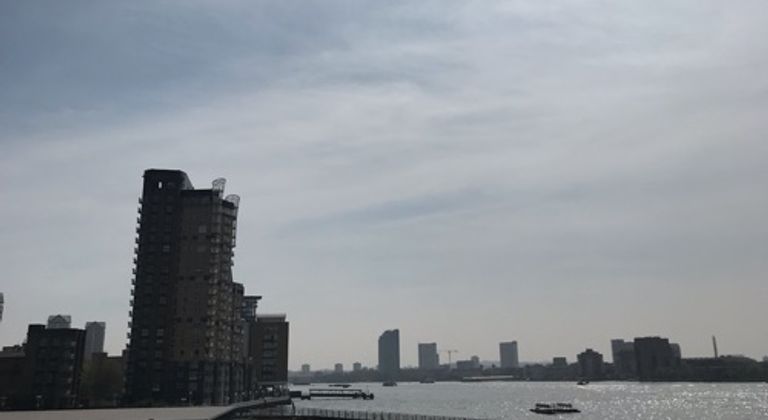 River views Canary Wharf 