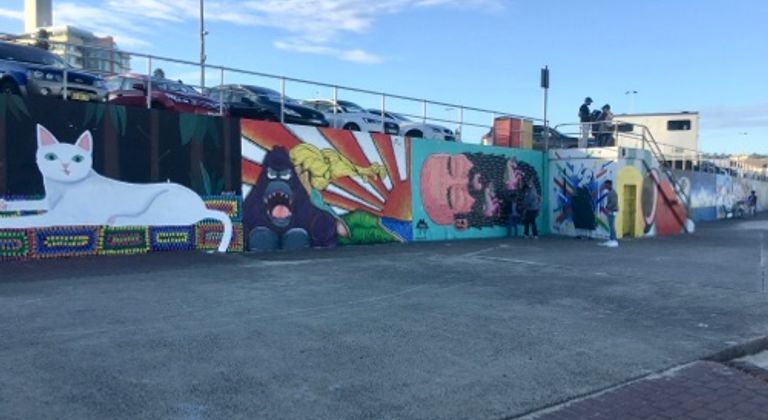 Bondi Beach Graffiti & Mural Wall