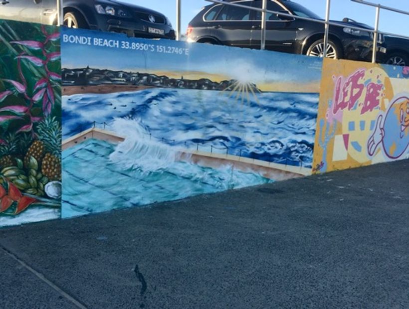 Bondi Beach Graffiti & Mural Wall 2