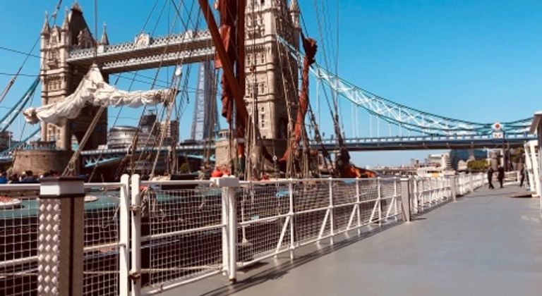 Pier location by Tower Bridge - (St Katharine Pier)