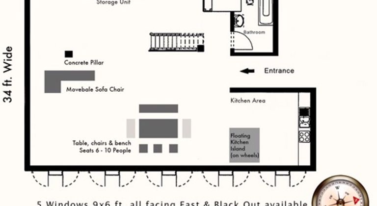New York Style Apartment Loft in Hackney