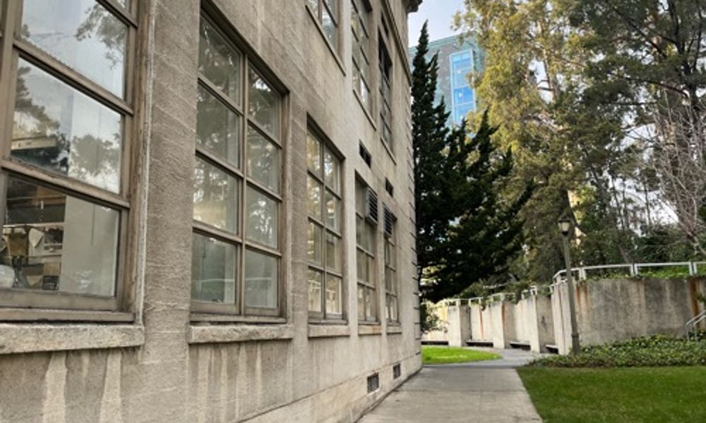 Back of old building