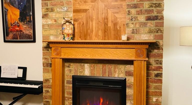 Large Lounge in Harrow. Beautiful fireplace