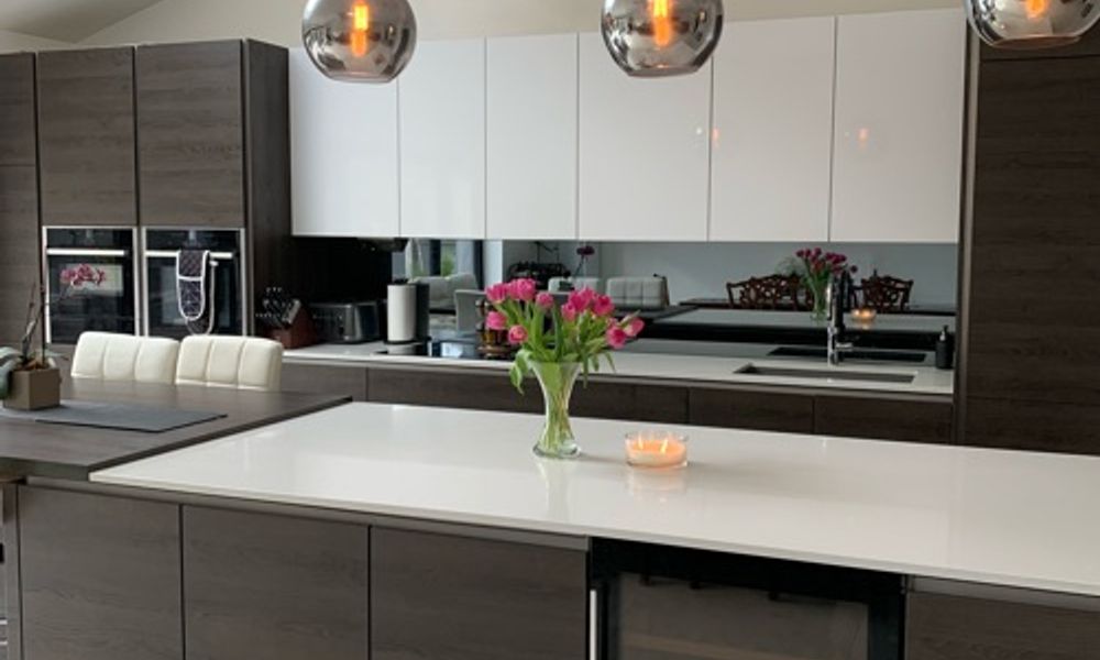 Modern North London family house Large patio and garden